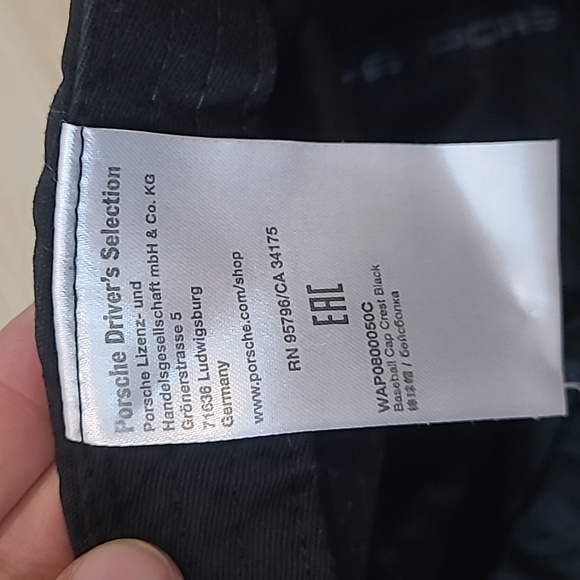 Porshe Black Cap Cotton 2016 - Picture 4 of 8